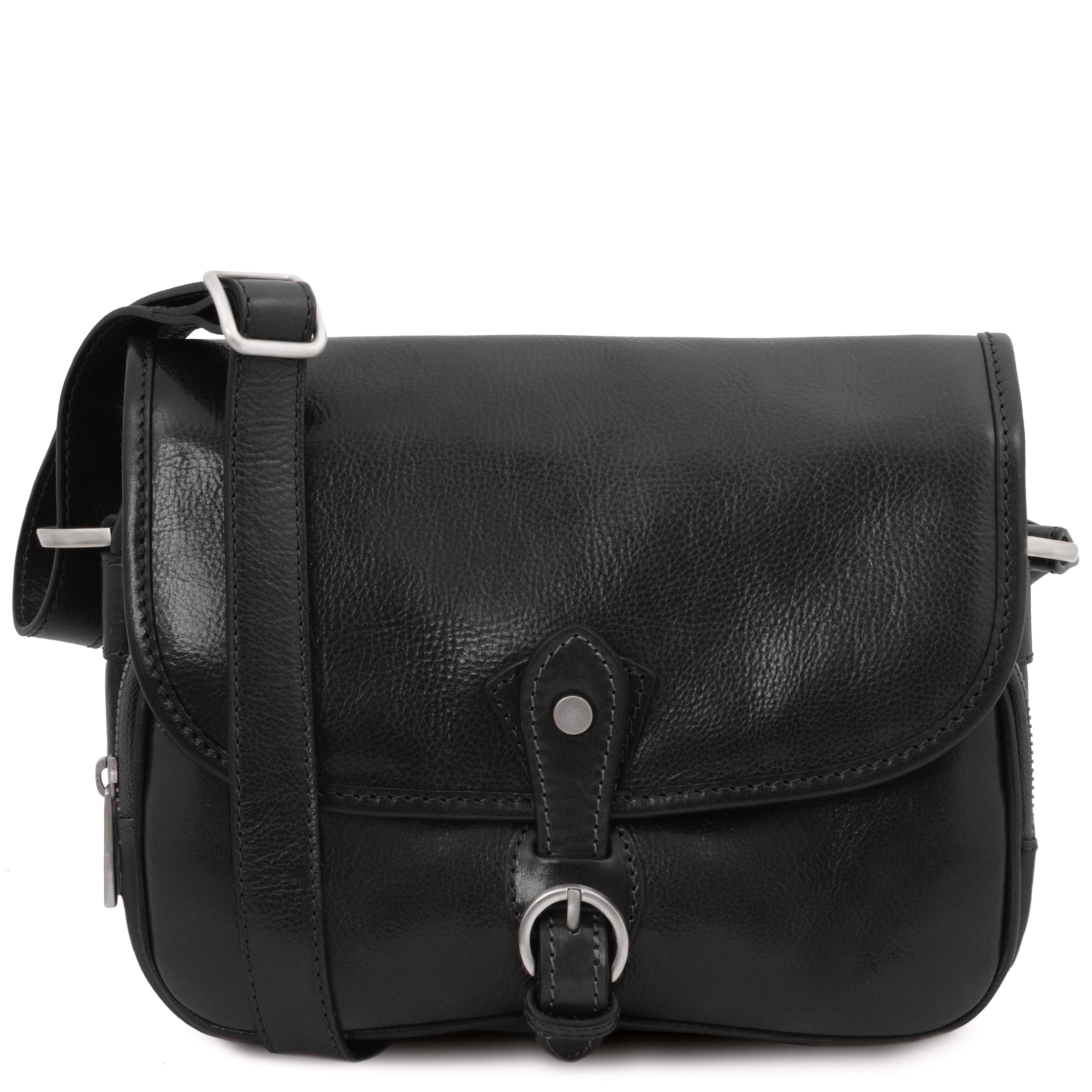Tuscany Leather schoudertas leer Alessia zwart