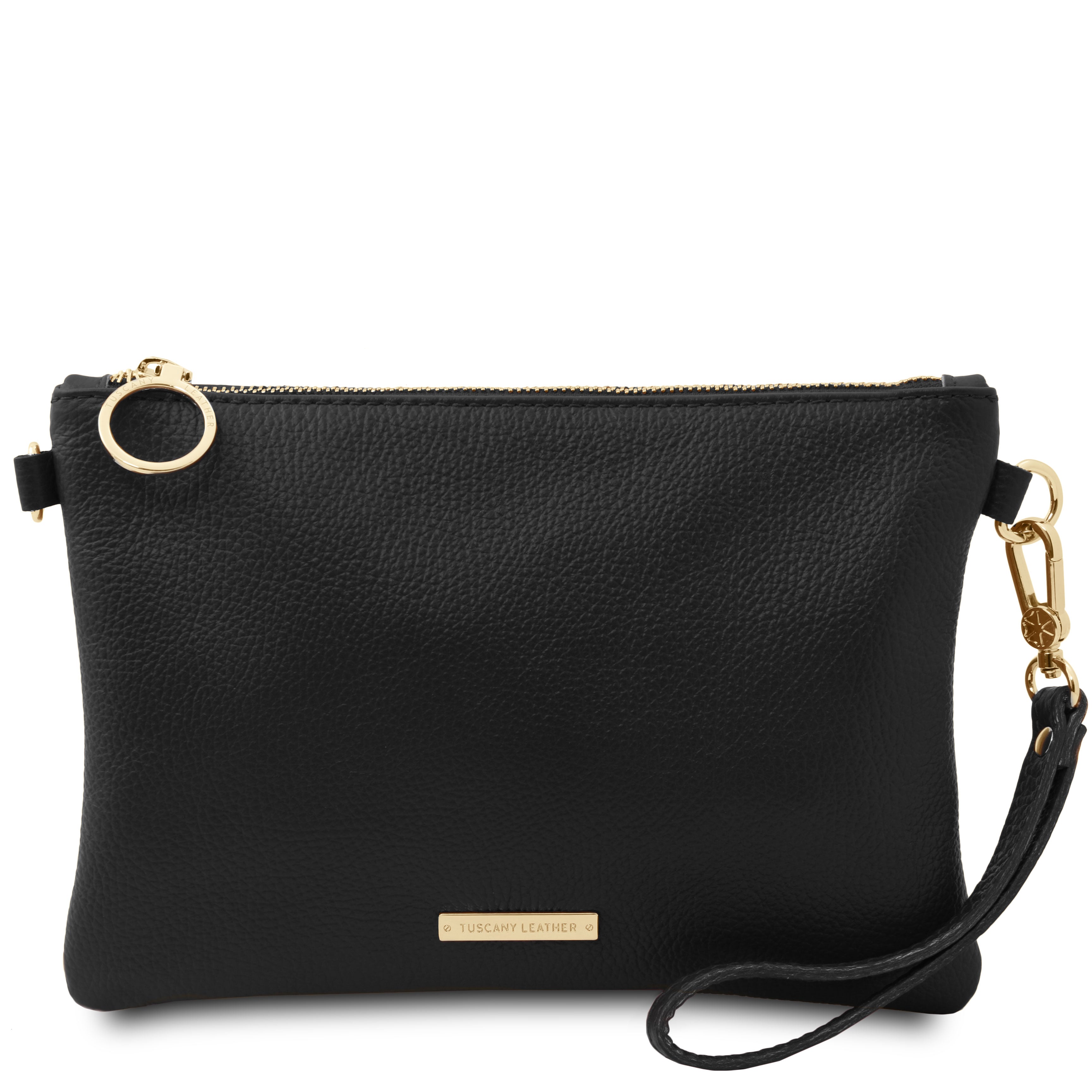 Tuscany Leather clutch leer TL Bag TL142029 zwart