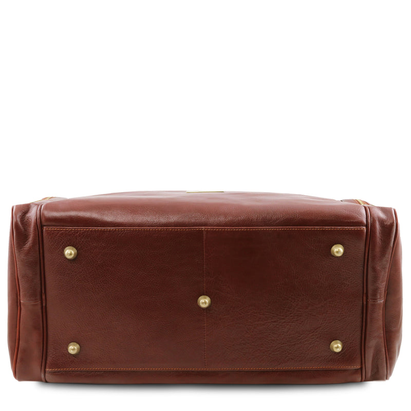 Tuscany Leather reistas TL Voyager groot formaat bruin onderkant