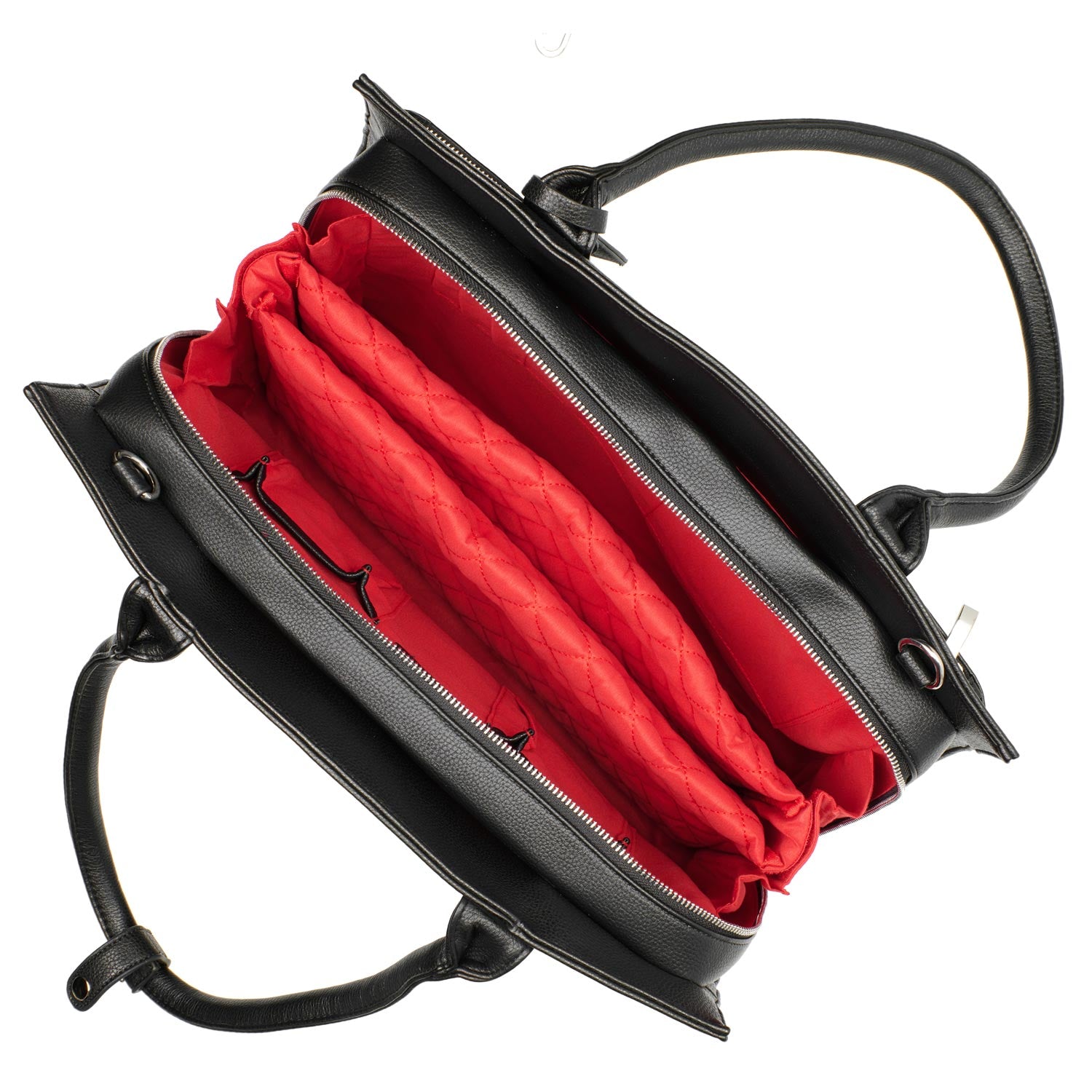 Socha iconic zwart 15.6 inch werktas voor dames binnenkant tas
