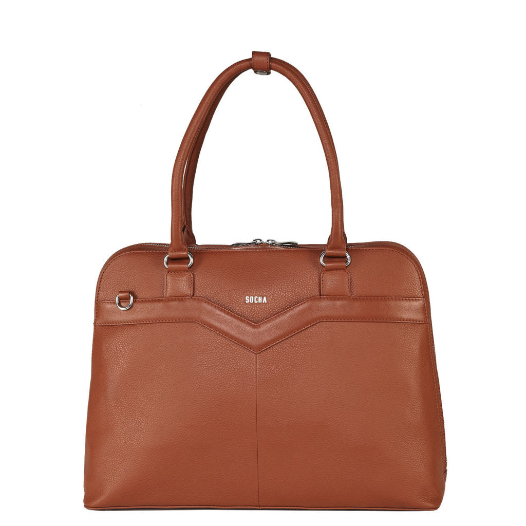 Socha laptoptas leer Diamond Couture 15.6 cognac 