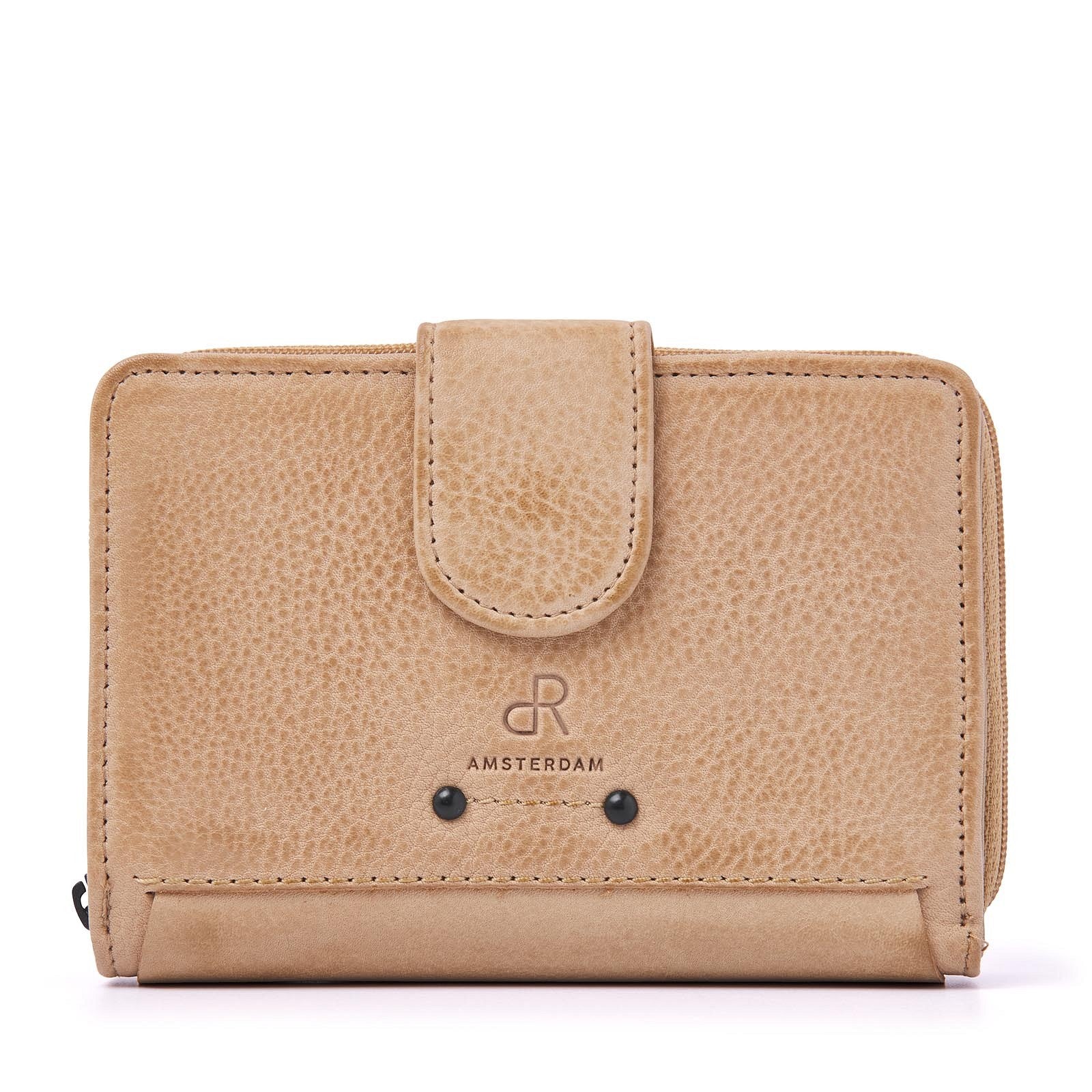 93123 dR Amsterdam dames portemonnee leren beige