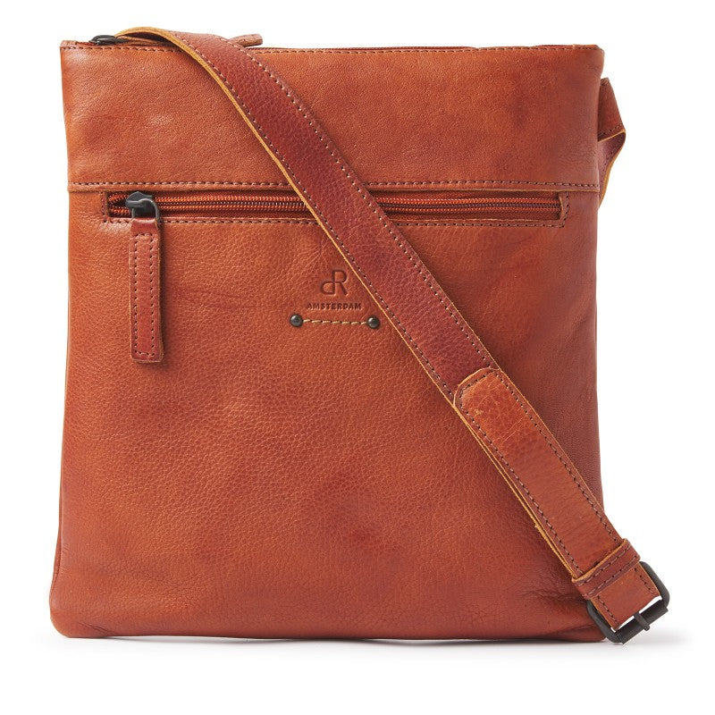 dR Amsterdam schoudertas / crossbody tas cognac