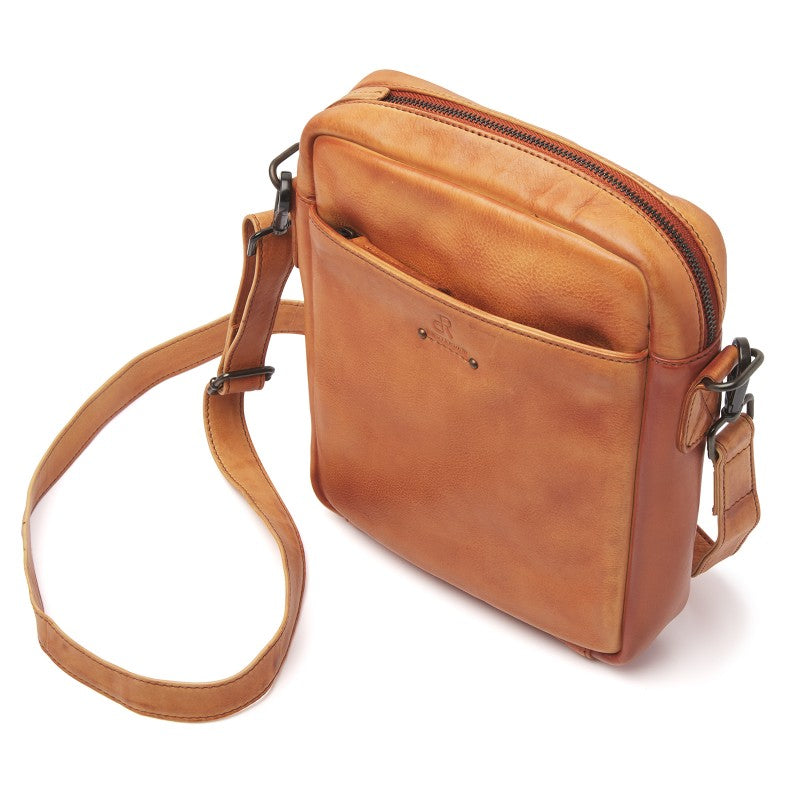 dR Amsterdam schoudertas cognac schouderband