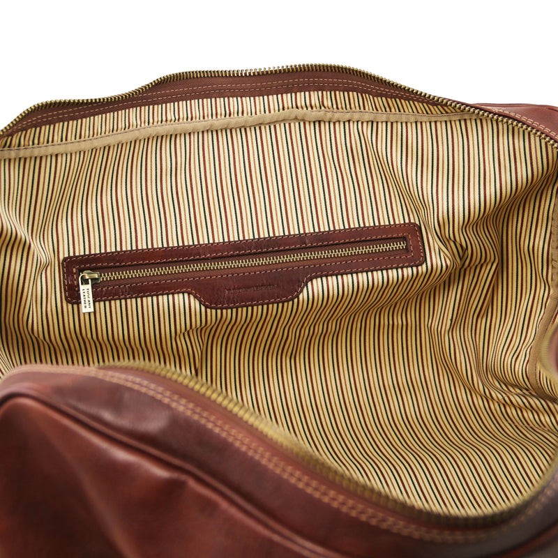 Tuscany Leather reistas Lisbona groot formaat bruin binnenvak