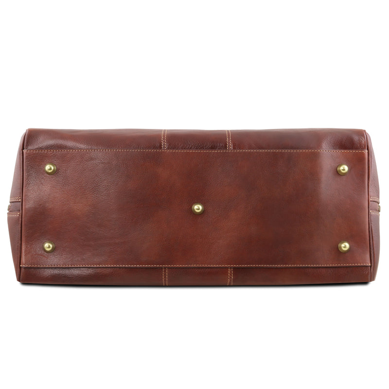 Tuscany Leather reistas Lisbona groot formaat bruin onderkant