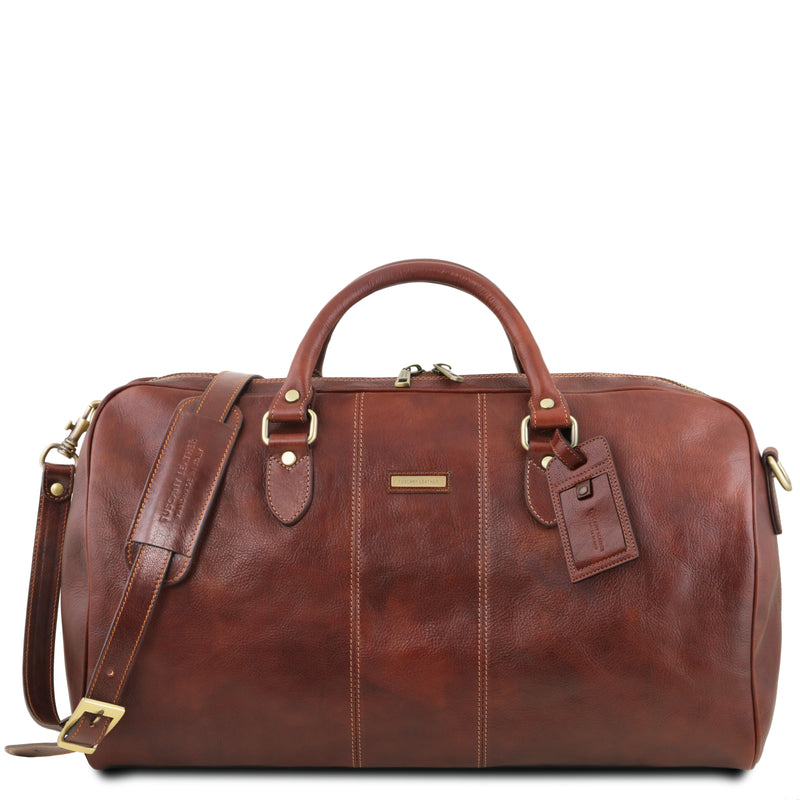 Tuscany Leather reistas Lisbona groot formaat bruin