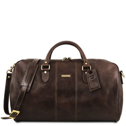 Tuscany Leather reistas Lisbona groot formaat donkerbruin