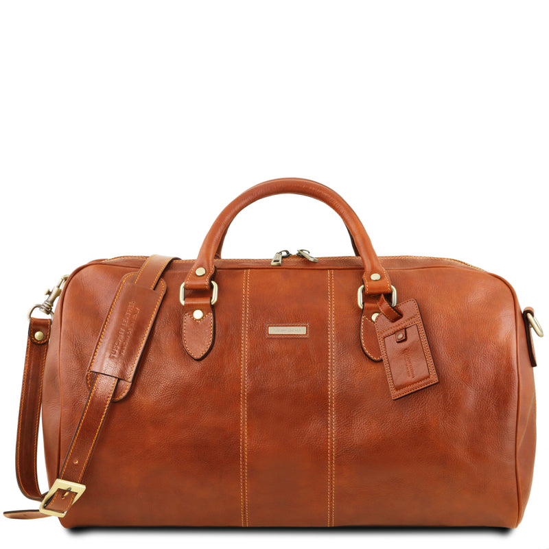 Tuscany Leather reistas Lisbona groot formaat honey