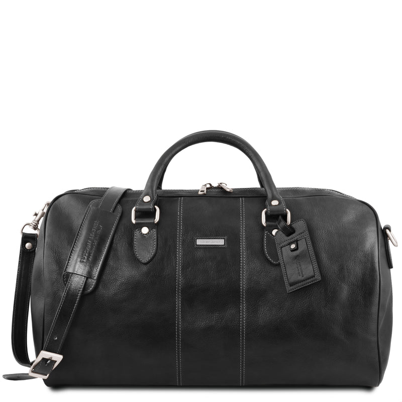 Tuscany Leather reistas Lisbona groot formaat zwart